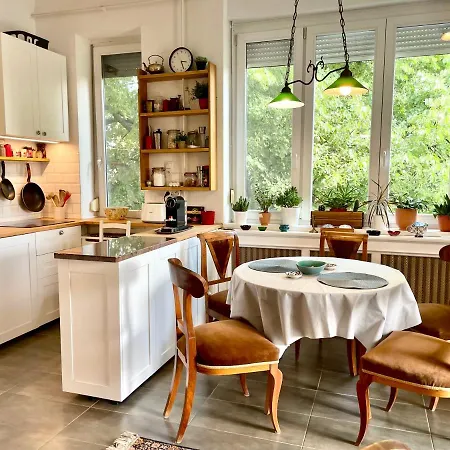 With Terrace Overlooking The Park Apartment Budapest